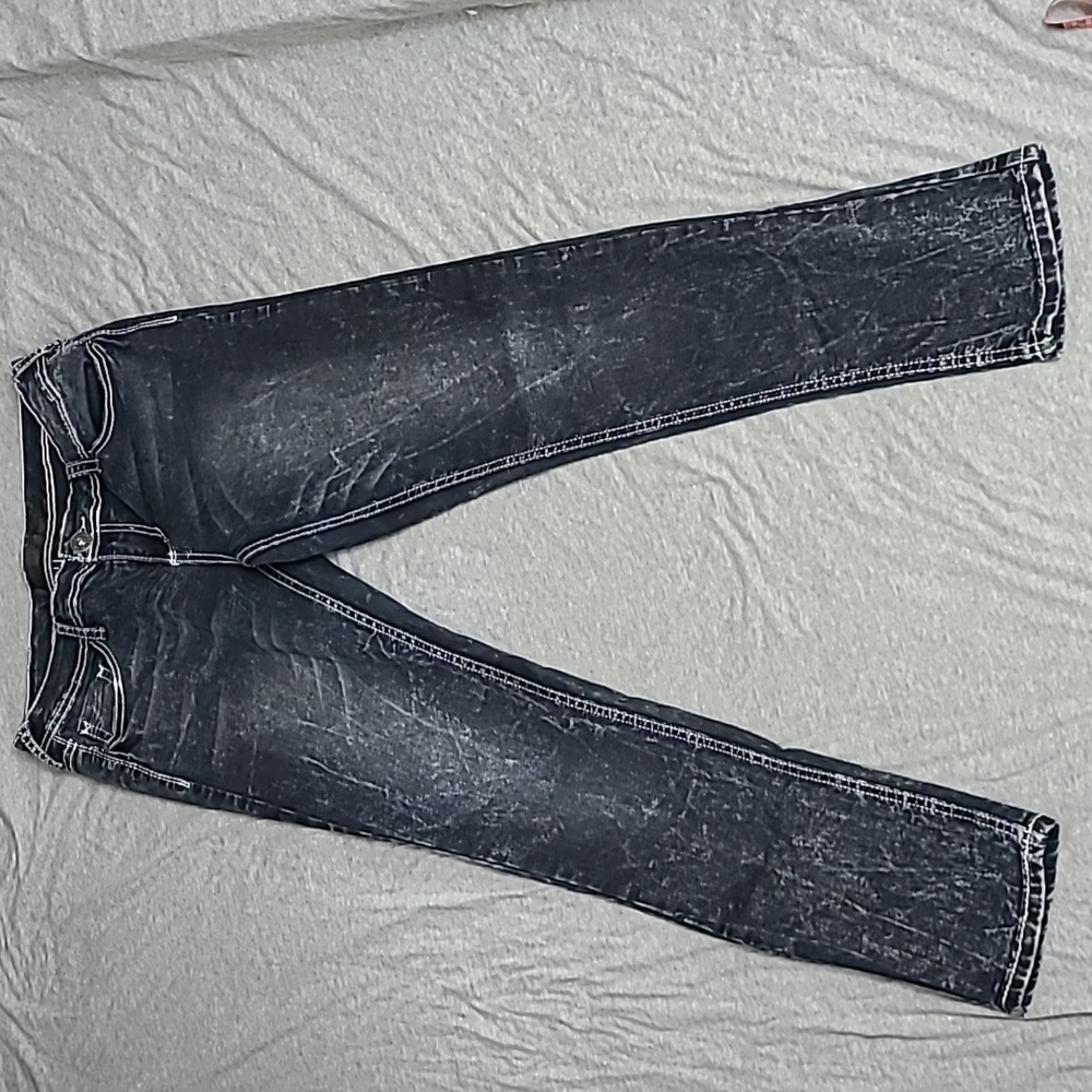 Twenty-one Black Jeans.